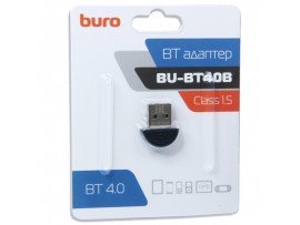 BU-BT40B адаптер Bluetooth 4.0+EDR class 1.5, 20м