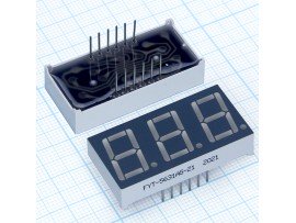 FYT-5631AS-21 Инд. LED R 3DIG CA