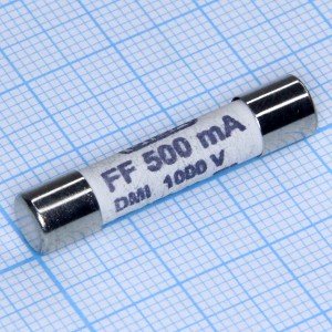 Пред.0,5А/1000V (d=6.3;L=32) FF 7017240.0.5 SIBA