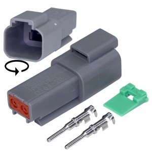 DJ3021Y-1.6-11 вилка на кабель 2к герметичная