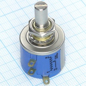 Резистор 20 кОм под гайку 3540S-2-203L многооборотный