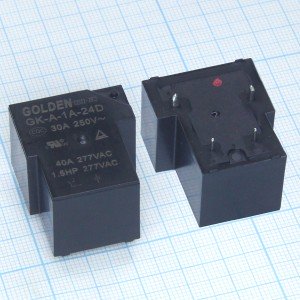 Реле 24VDC GK-A-1A-24D 1A 40A/250VAC