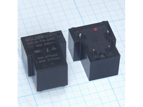 Реле 24VDC GK-A-1A-24D 1A 40A/250VAC