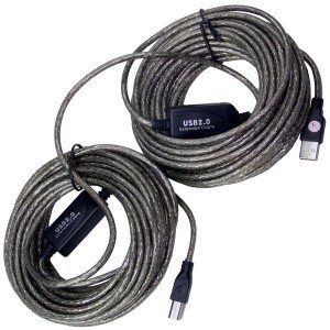Шнур USBA-USBB шт=шт 20м с усилителем