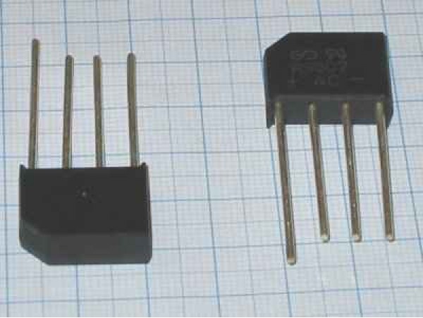 RS405 (500V; 4A) Диодный мост (KBL06)
