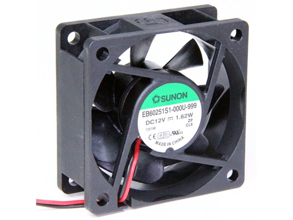 Вентилятор 12V 60х60х25 EB60251S1-000U-999 Вентилятор 12V 60х60х25 EB60251S1-000U-999