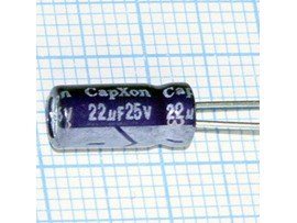 Конд.22/25V 0511 +85°C