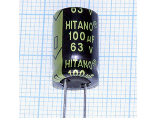 Конд.100/63V 1016 +105°C EXR