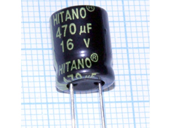 Конд.470/16V 1013 +105°С ESX Hitano