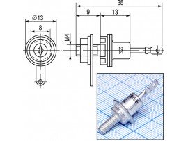 Д815Е (Стабил.15V 8W) без гаек