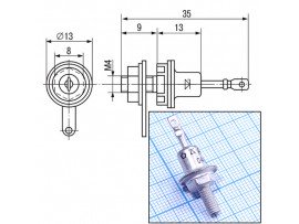 Д817Г (Стабил.100V 5W) без гаек