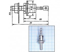 Д815Б (Стабил.6,8V 8W) без гаек