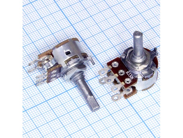 Резистор 330к под гайку СП3-4ам L=20 с выключателем