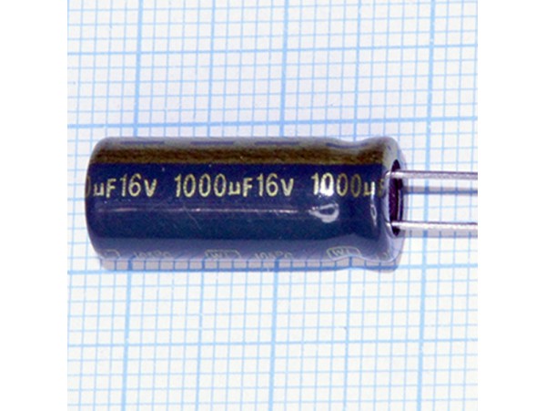 Конд.1000/16V 0820+105°C WL Jamicon