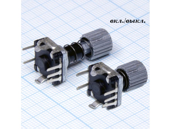 Энкодер R4 металл ручка зубч. L=20 мм