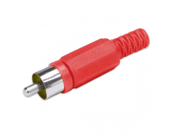 RCA вилка красная