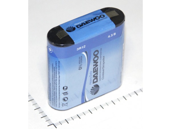 Батарея 4,5V А3336 (3R12) DAEWOO