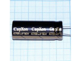Конд.4700/16V 1335+105°С CapXon