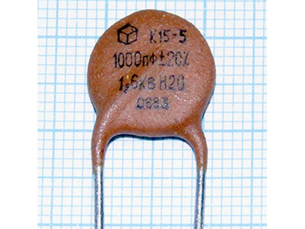 Конденсатор 1000p/1,6kV К15-5