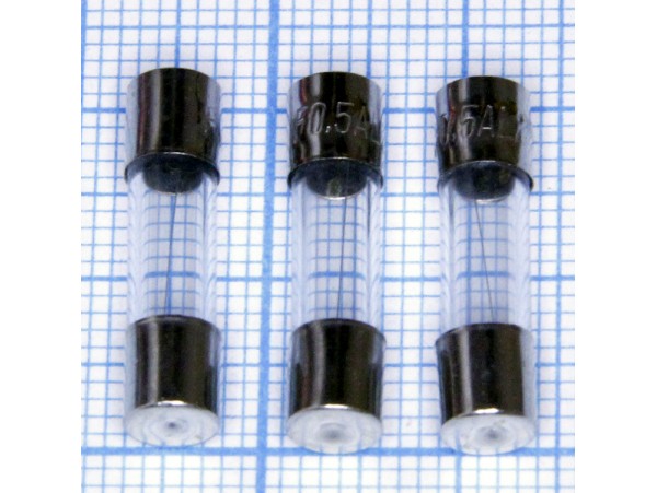 Пред.0,5А(d=5;L=20) F стекло