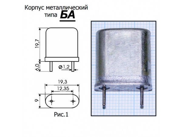 КВАРЦ 3,500 МГц HC6U