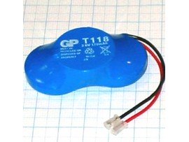 Аккумулятор 3,6V/170(3*d=25;h=9)GP NICD T118