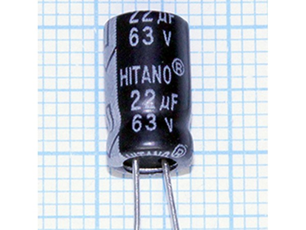 Конд.22/63V 0611 +85°C ECR