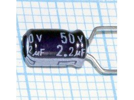 Конд.2,2/50V 0405 +105°C