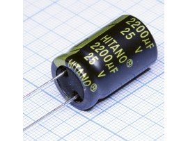 Конд.2200/25V 1626+105°С EXR