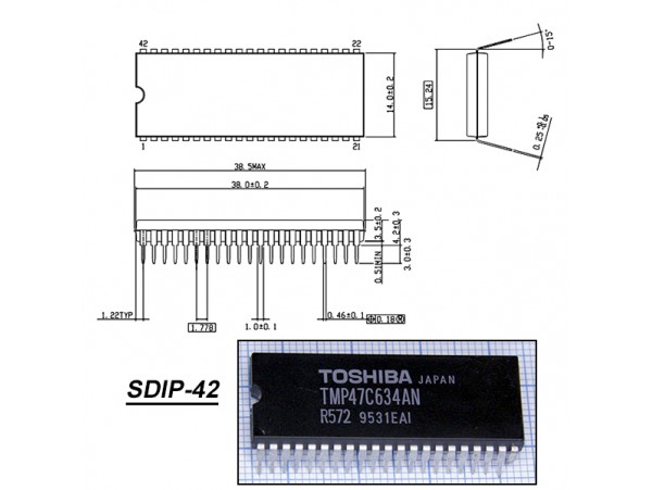 TMP47C634AN-R572