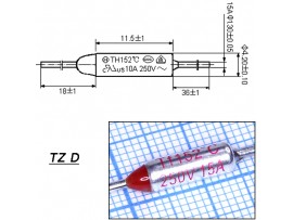 TZ D-152-15A Термопредохранитель