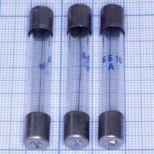 Пред.10А(d=7;L=50) 250V ВПБ6-42 стекло