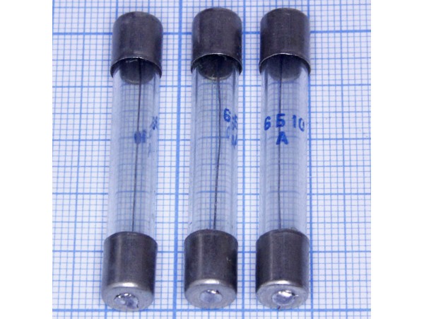 Пред.10А(d=7;L=50) 250V ВПБ6-42 стекло