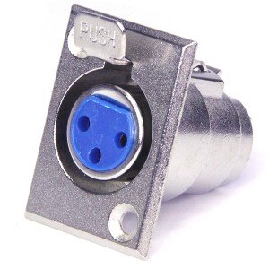 XLR-3FC Розетка 3к.на блок микрофонная