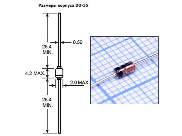 1N4148 Диод стекло