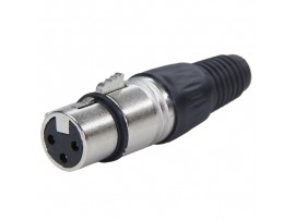 XLR-3F Розетка 3к.на кабель микр.