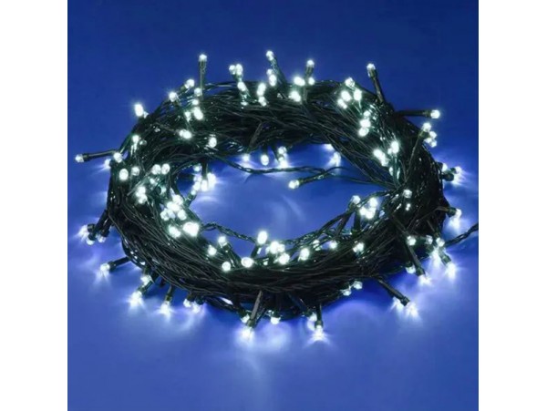 Гирлянда-нить 200LED белый 20м