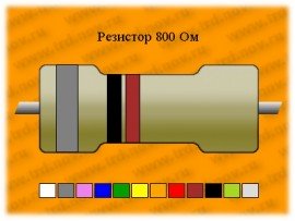 Резистор-0,5-800 Ом
