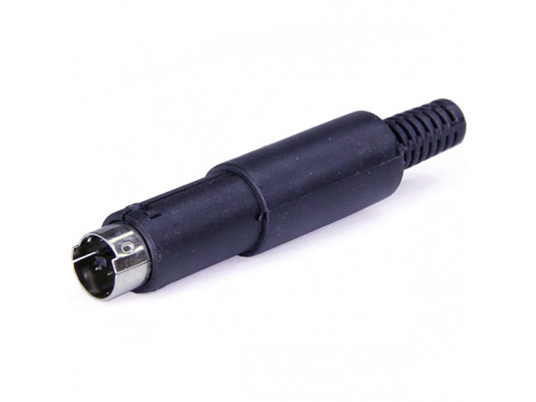 MDN-007 Вилка 7к.на кабель mini DIN-7