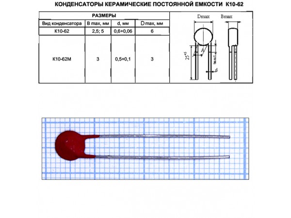 Конд.0,01мкФ К10-62
