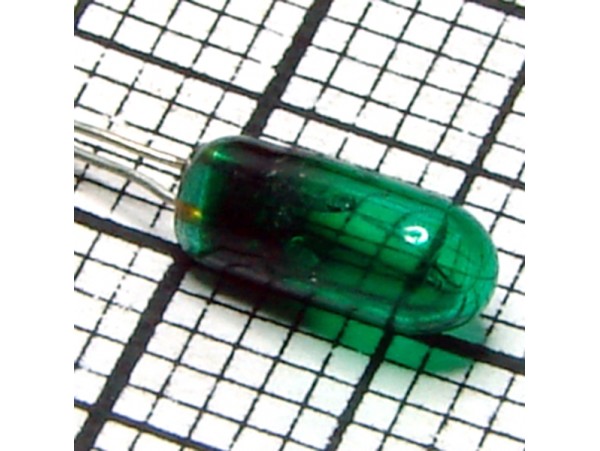 Лампа 12V индикаторная зеленая d=3мм