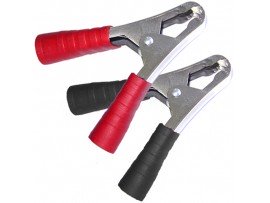 Зажим крокодил 60А 105 мм пара красный/черный  REXANT