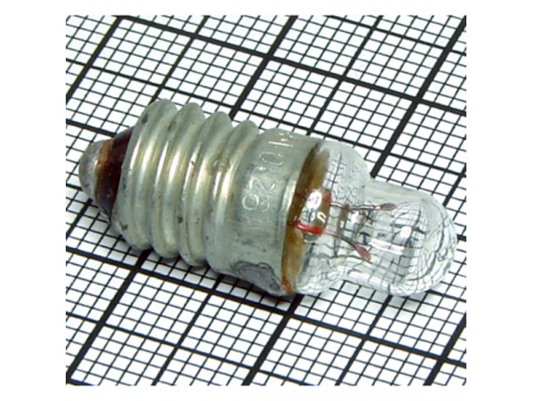 Лампа 3,5V0,26A с линзой МН