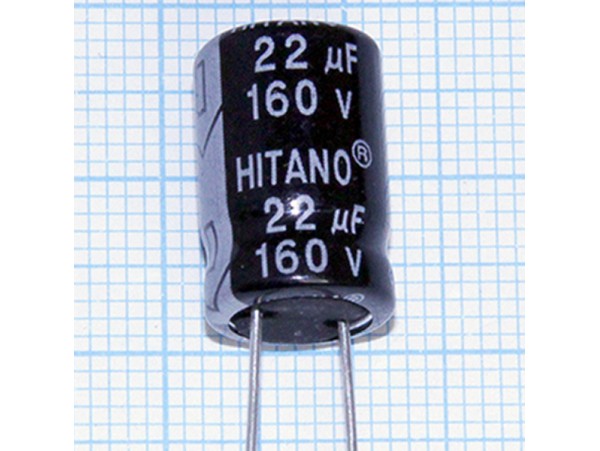 Конд.22/160V 1016 +105°C EHR