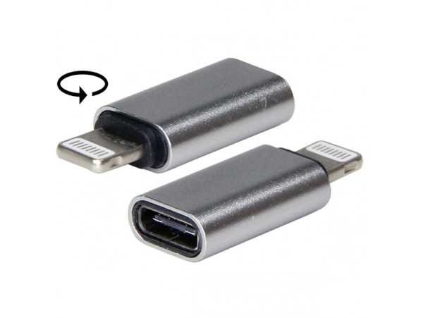 Переходник Type-C гнездо на Lightning штекер