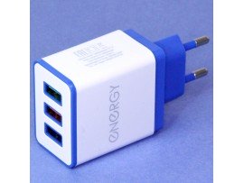 СЗУ 3USB 5V/2,1A устройство зарядное белое ET-34