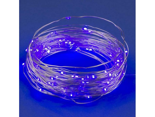 Гирлянда-рис на батарейках 100LED 10 м фиолетовый Uniel