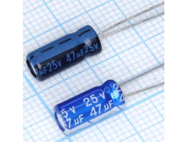 Конд.47/25V 0511 +105°C