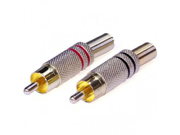 RCA G вилка 1-208G металл.