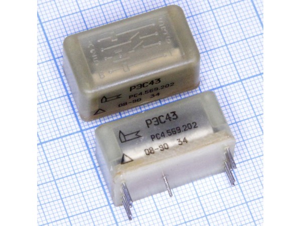 РЭС43 202(27V/...mA) Реле